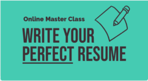 Write Your Perfect Resume course